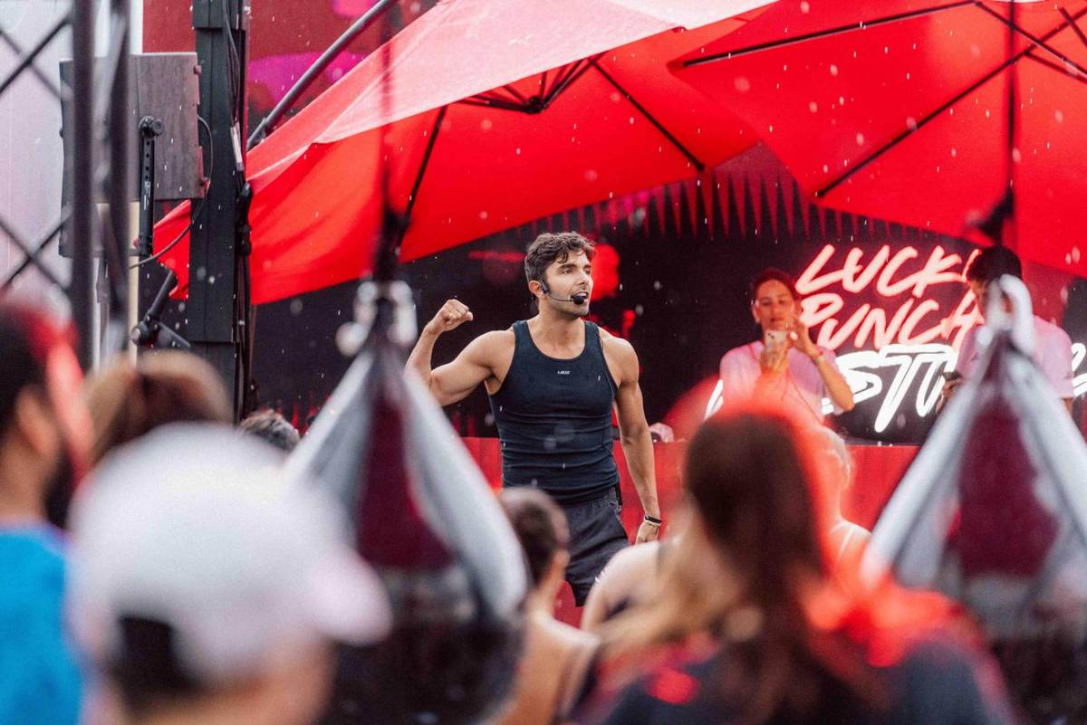 Lucky Punch stage at the DOPE festival